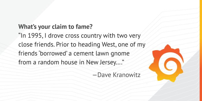Meet the Grafana Labs Team: Dave Kranowitz