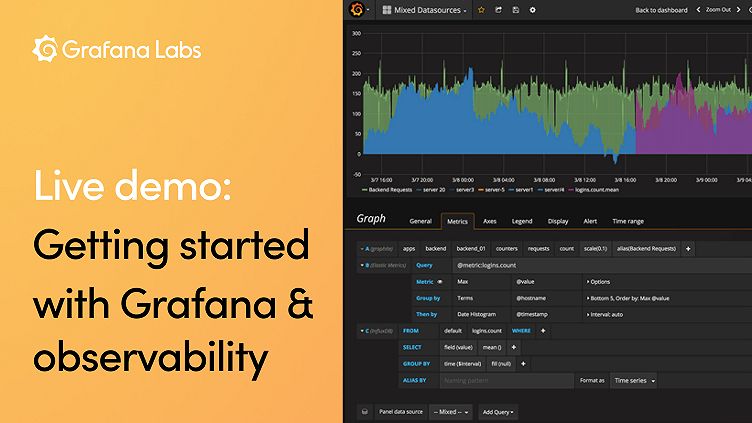 Don't miss our new series of live demo webinars kicking off March 4: Getting started with Grafana and observability