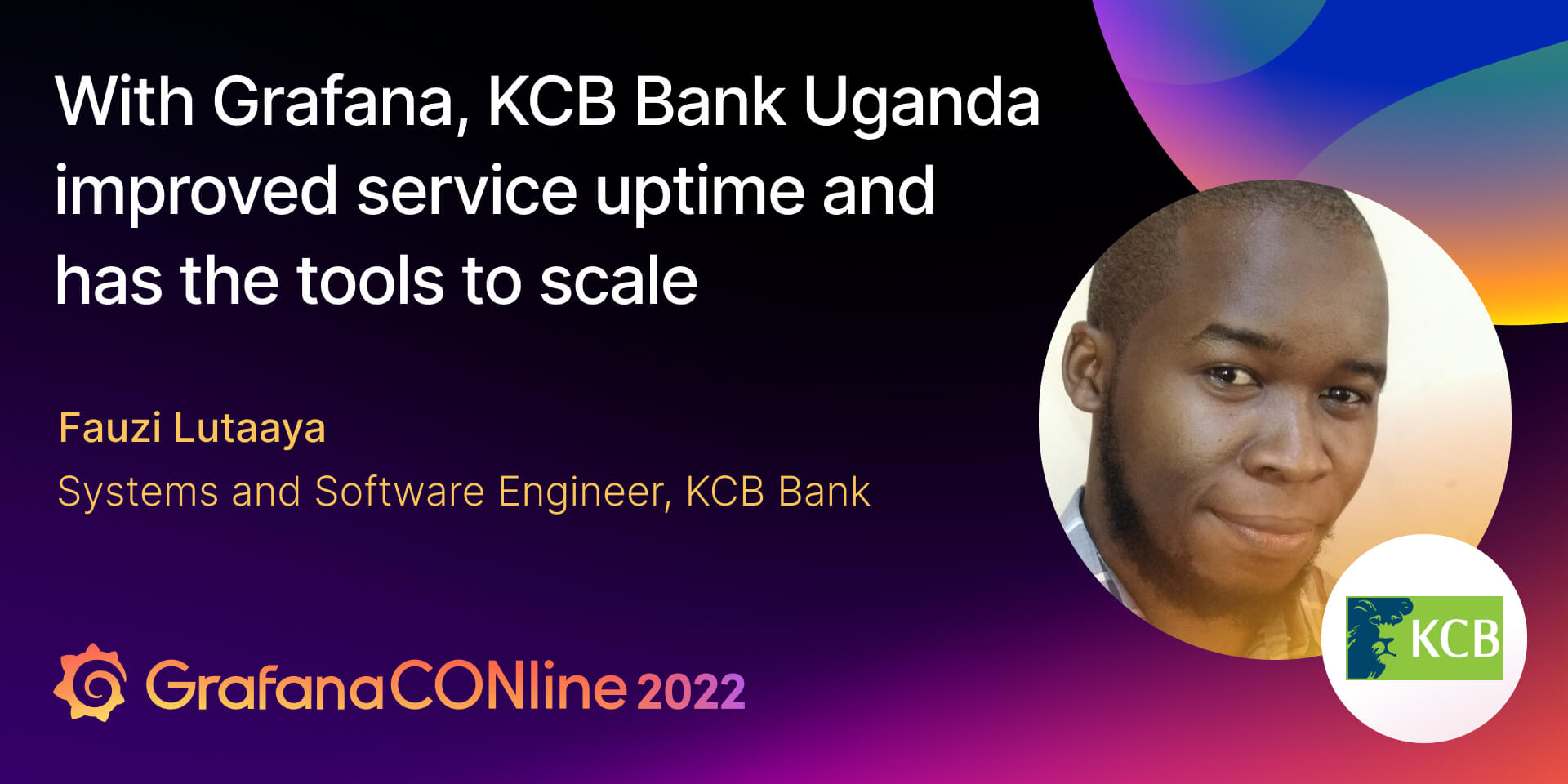 With Grafana, KCB Bank Uganda improved service uptime and has the tools to scale