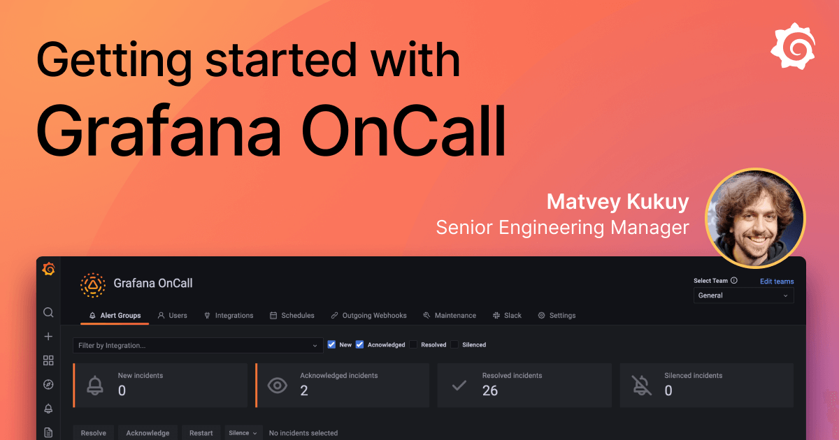 Getting started with Grafana OnCall for on-call management