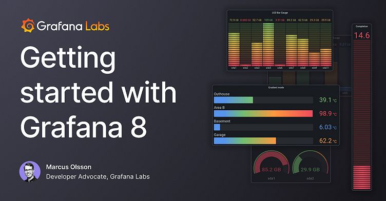 Don't miss the live webinar on getting started with Grafana 8 at 8:00 UTC on Sept. 9
