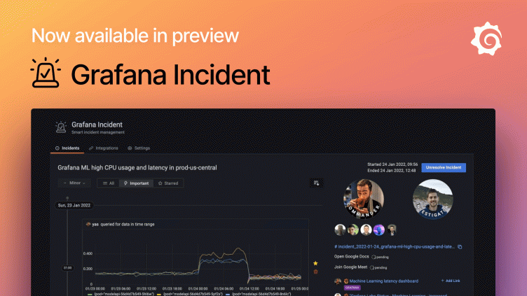 Announcing Grafana Incident, smart incident management for your teams