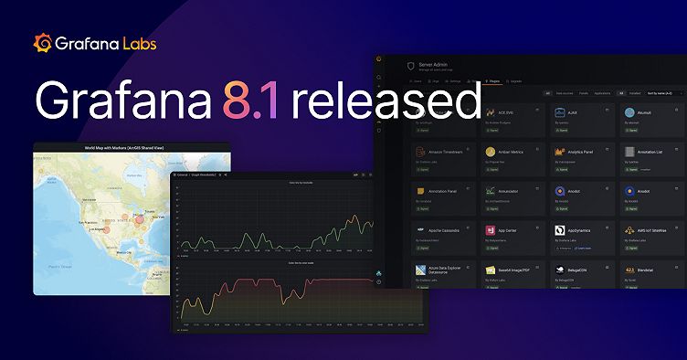 Grafana 8.1 released: New Geomap and Annotations panels, updated plugin management, and more
