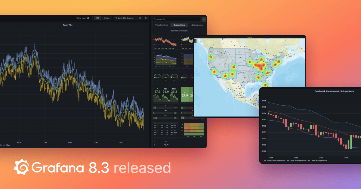 Grafana 8.3 released: Recorded queries, panel suggestions, new panels, added security, and more