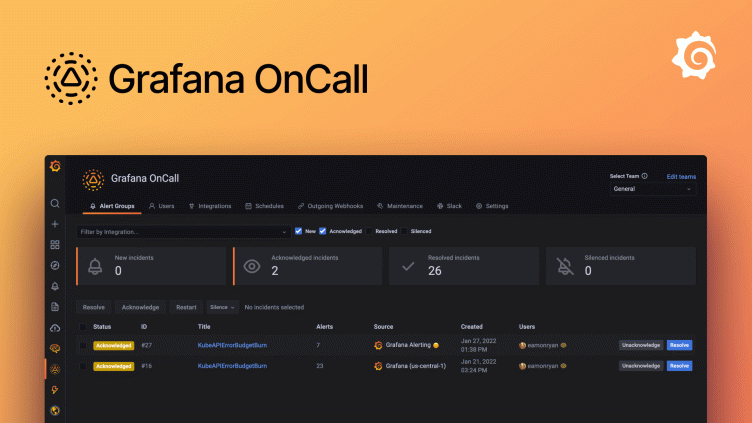 Grafana OnCall is now generally available on Grafana Cloud, with a generous free tier
