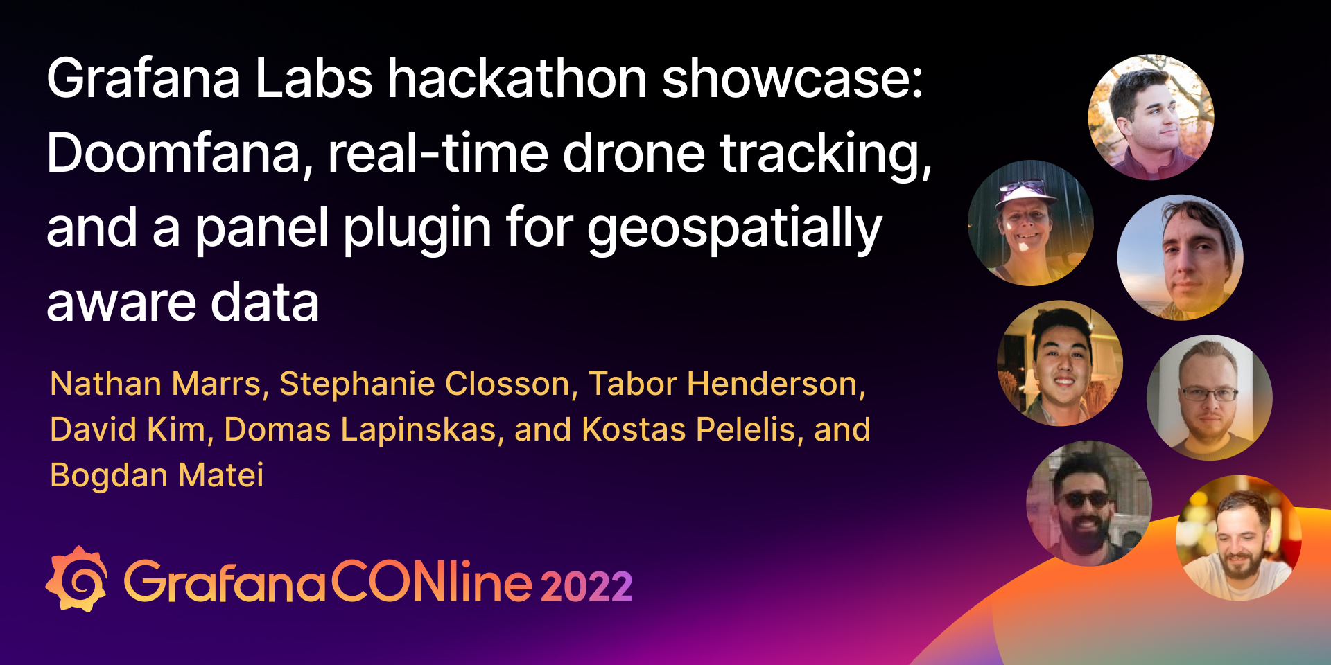 Grafana Labs hackathon showcase: Doomfana, real-time drone tracking, and a panel plugin for geospatially aware data