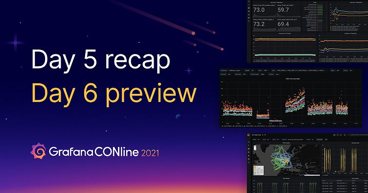 GrafanaCONline 2021 Day 5 recap: Grafana alerting, dashboards as code, synthetic monitoring in Grafana Cloud, and more!