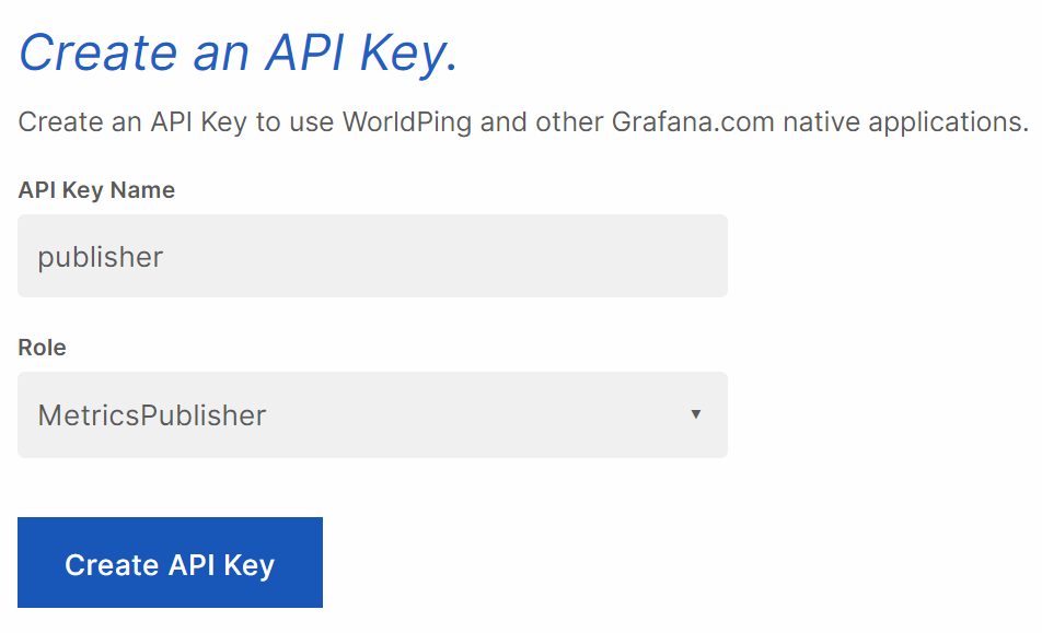 API key