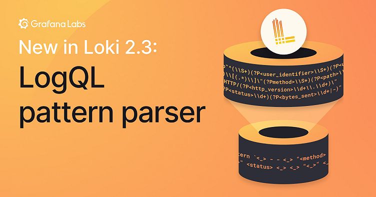 New in Loki 2.3: LogQL pattern parser makes it easier to extract data from unstructured logs