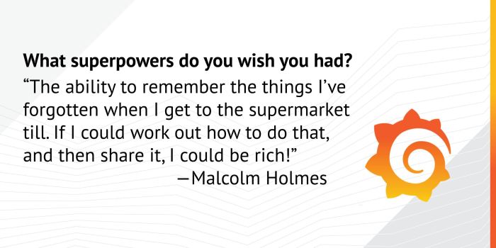 Meet the Grafana Labs Team: Malcolm Holmes!