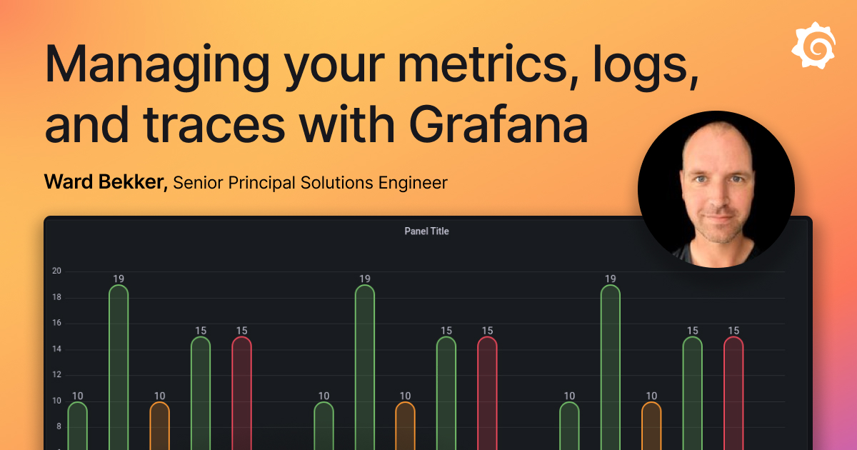 Managing your metrics, logs, and traces with Grafana