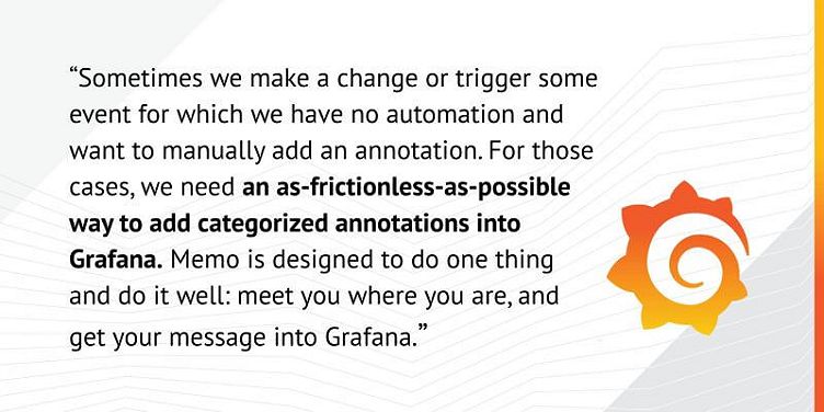 Pro Tip: Instantly Turn Slack Messages into Grafana Annotations with the Memo Tool