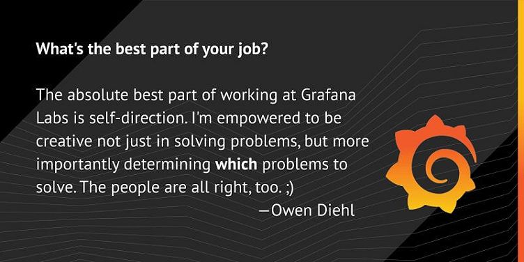 Meet the Grafana Labs team: Cortex and Loki contributor Owen Diehl!
