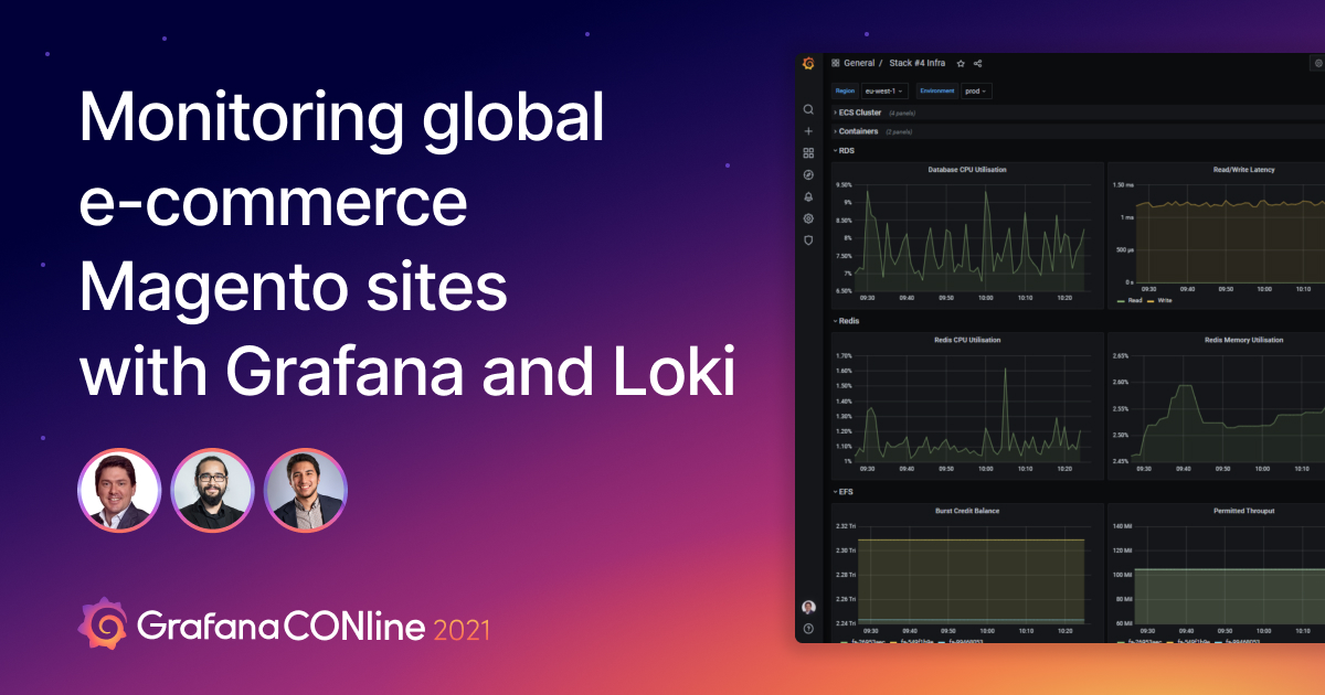 Monitoring global e-commerce Magento sites with Grafana and Loki