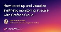 How to set up and visualize synthetic monitoring at scale with Grafana Cloud
