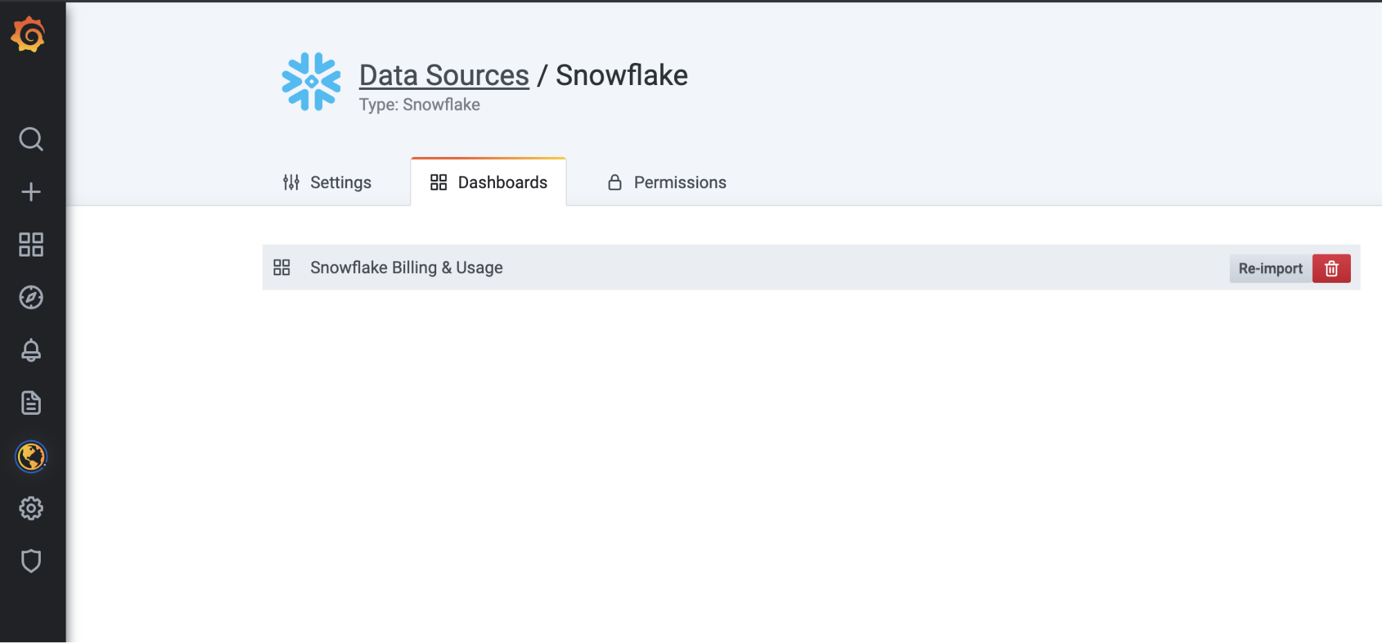 Snowflake plugin: new data sources