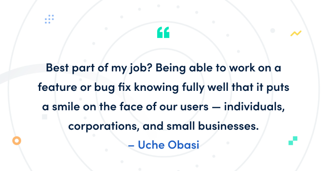 Meet the Grafana Labs team: Uche Obasi, a software engineer who builds frontend Grafana features