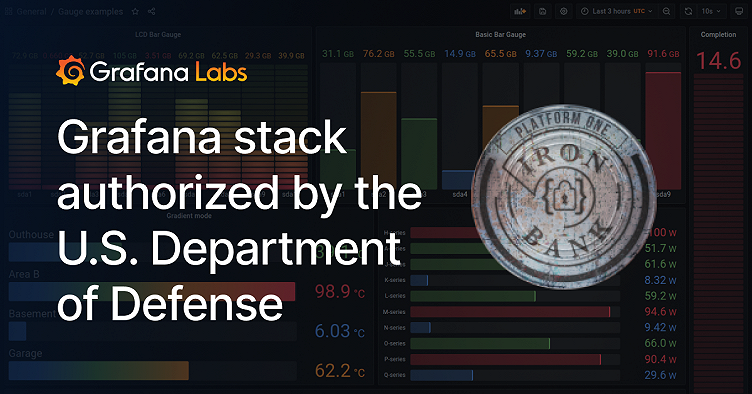 The U.S. Department of Defense formally authorizes Grafana, Grafana Enterprise, and Loki for its 100,000 developers