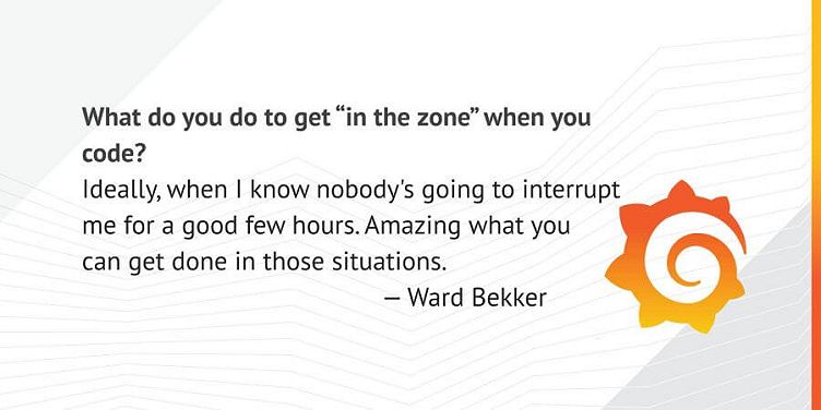 Meet the Grafana Labs Team: Ward Bekker