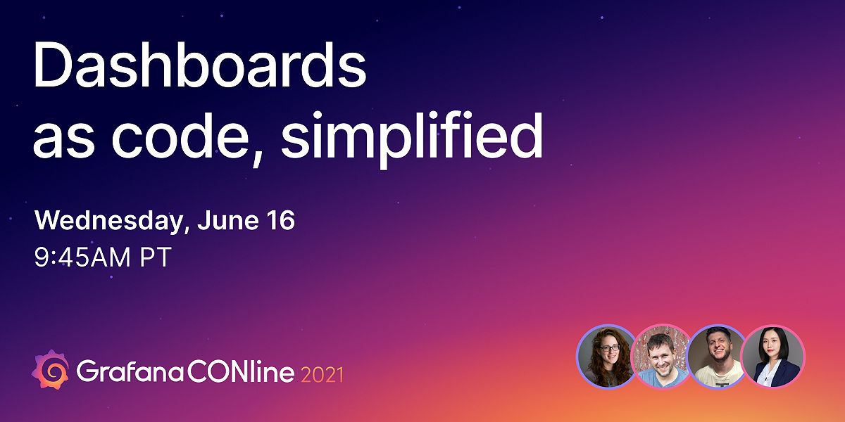 Dashboards as code, simplified
