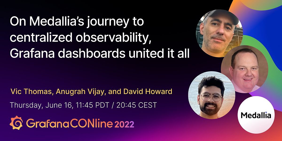 On Medallia’s journey to centralized observability, Grafana dashboards united it all