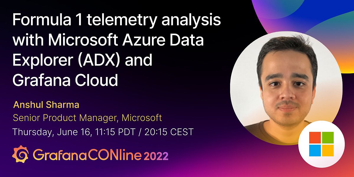 Formula 1 telemetry analysis with Microsoft Azure Data Explorer (ADX) and Grafana