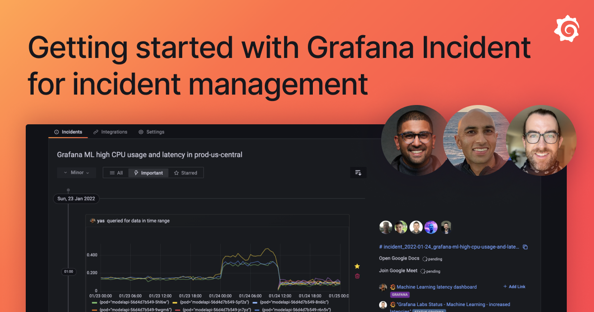 Getting started with Grafana Incident for incident management