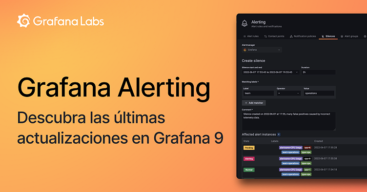 Grafana Alerting: Descubra las últimas actualizaciones en Grafana 9