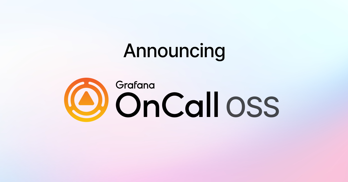 Image announcing Grafana OnCall OSS with logo