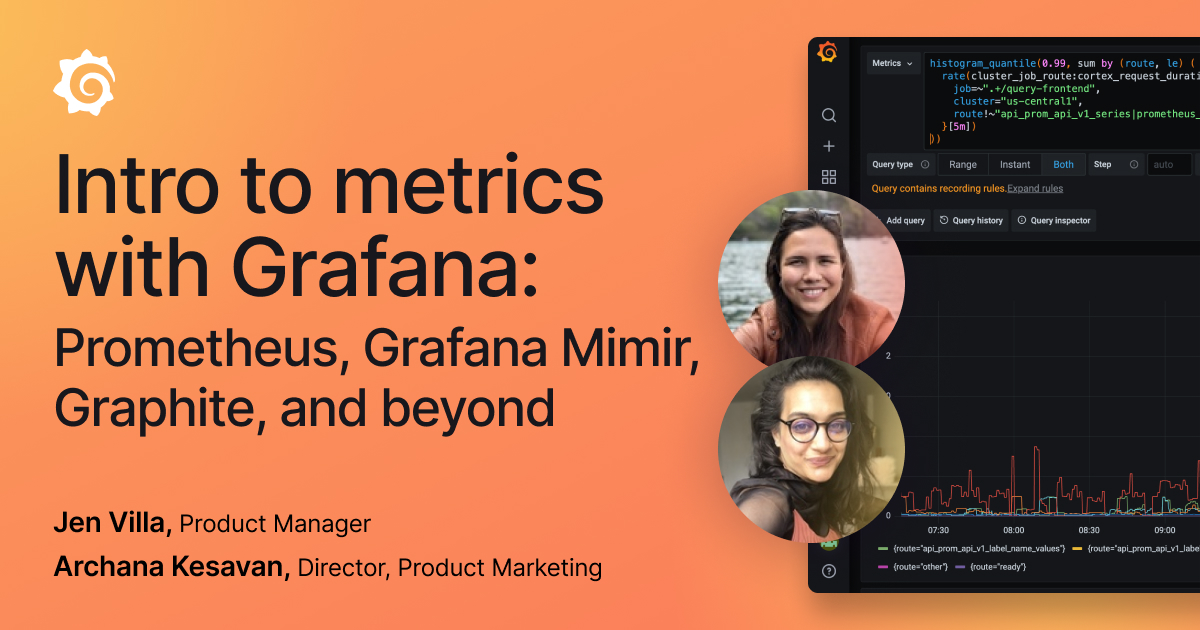 Intro to metrics with Grafana: Prometheus, Grafana Mimir, Graphite, and beyond