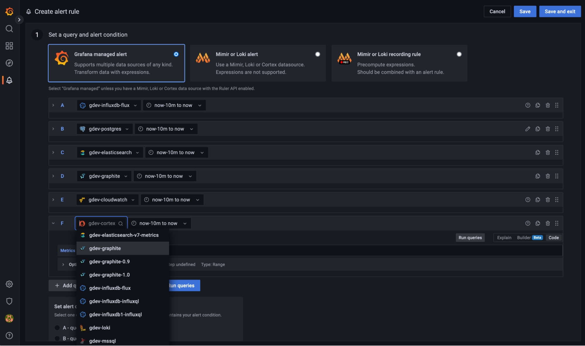 Alerting in Grafana