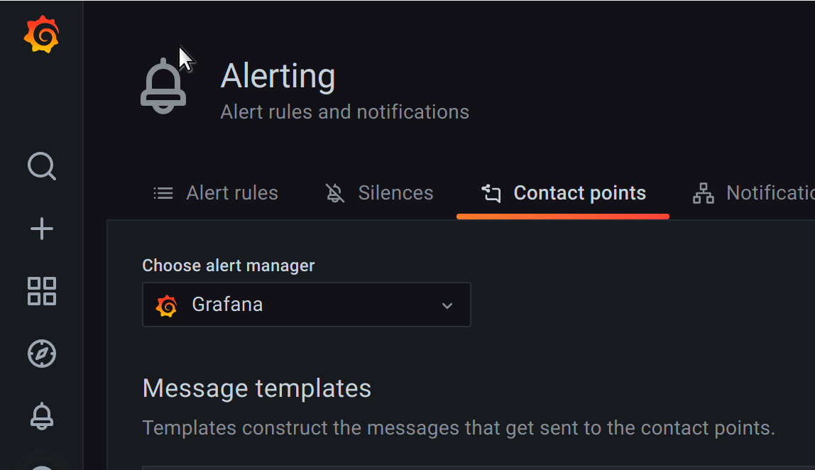 Select Alertmanager