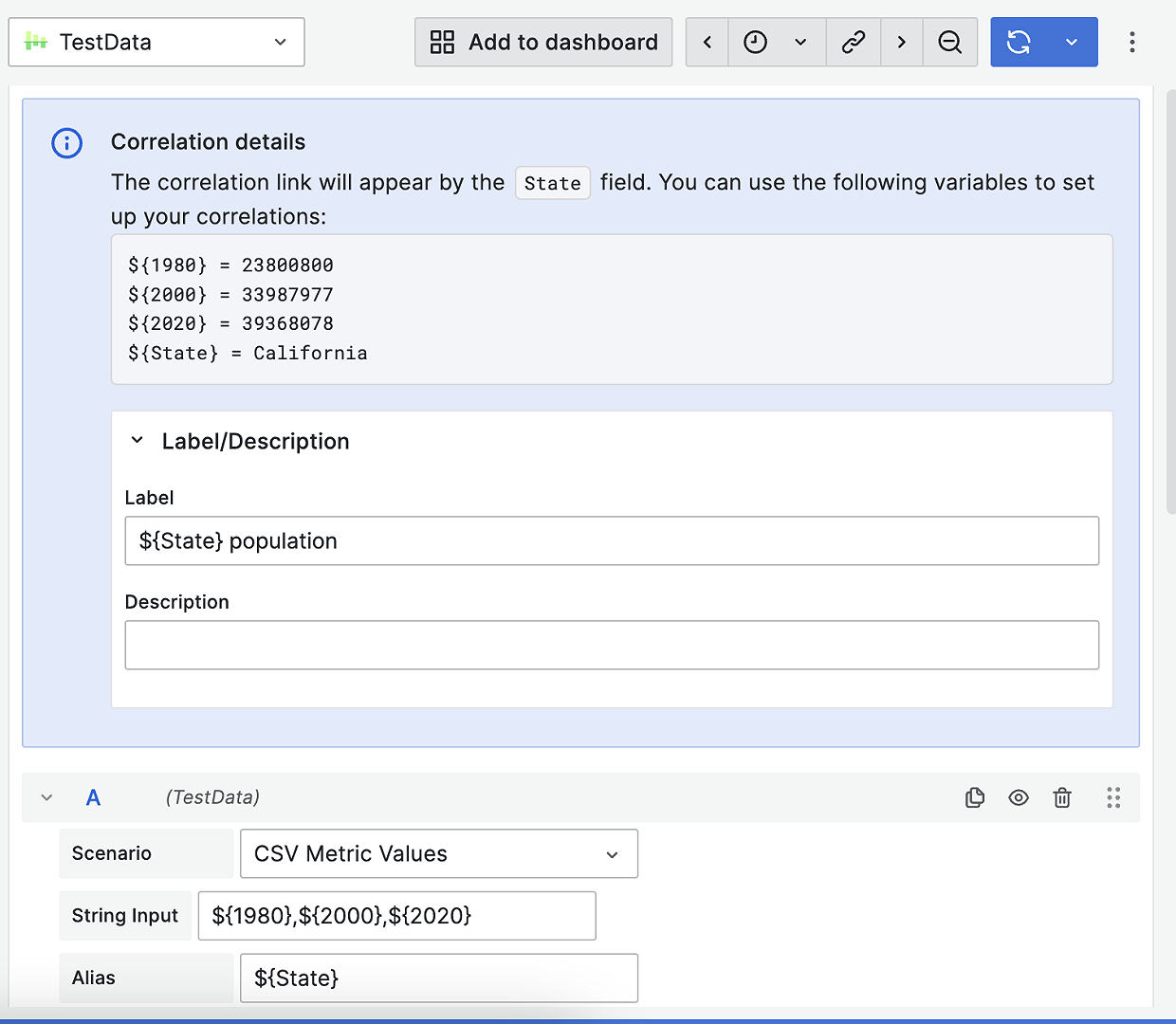 Correlations Editor in Explore | Grafana documentation