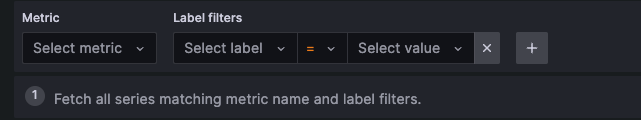 Metric and label filters
