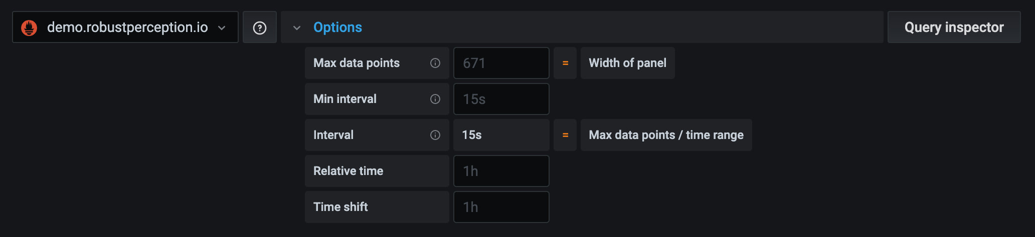 Another panel. Ошибка Invalid Timeshift Grafana.