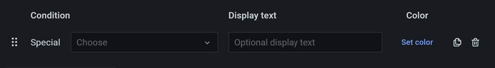 Configure value mappings | Grafana documentation